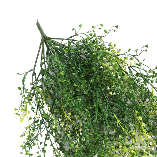 Artificial Hanging Plant (Mixed Green String of Pearls) UV Resistant 90cm - Image 3