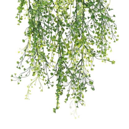 Artificial Hanging Plant (Mixed Green String of Pearls) UV Resistant 90cm - Image 4