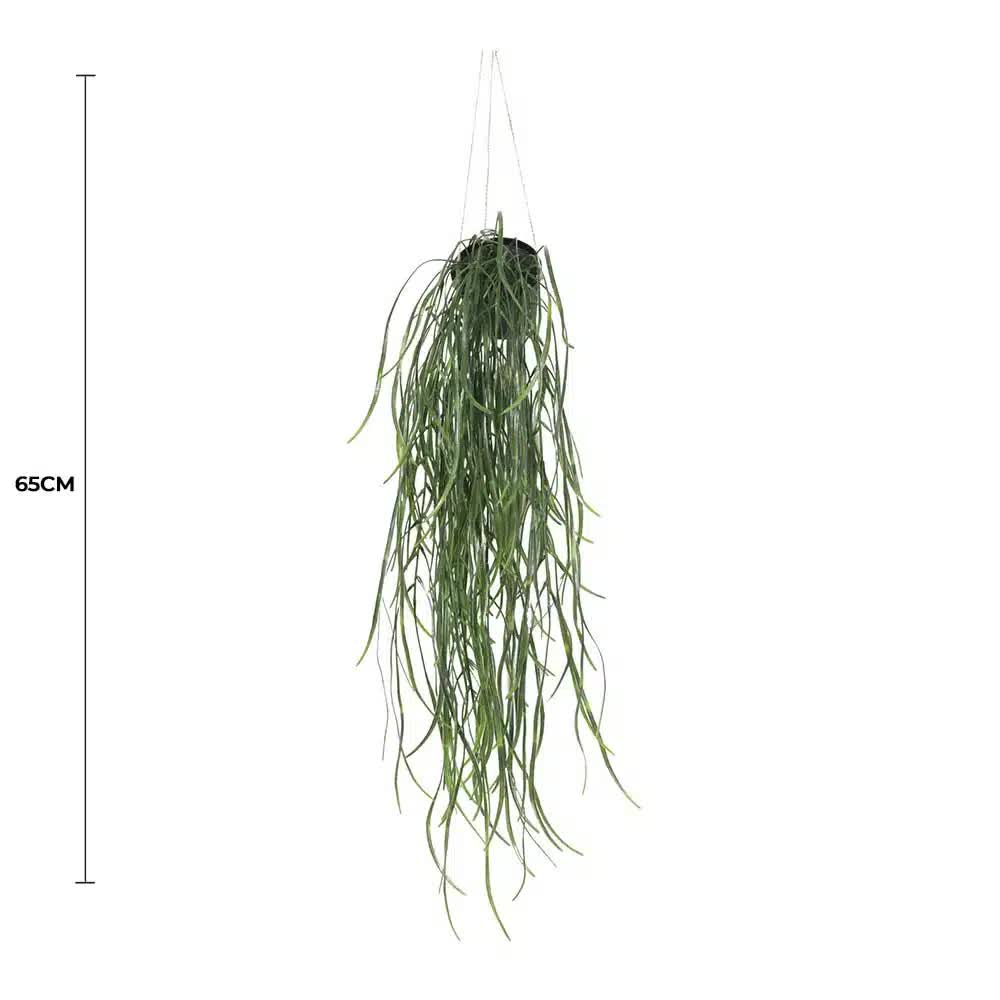 Artificial Hanging Potted Plant (Willow Leaf) 66cm UV Resistant - Image 2