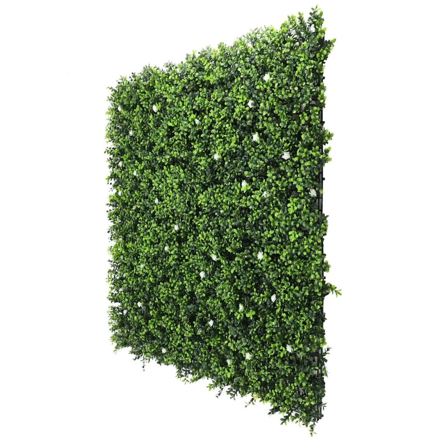 Luxury Flowering Artificial Buxus Hedge Panel UV Resistant Sample - Image 3