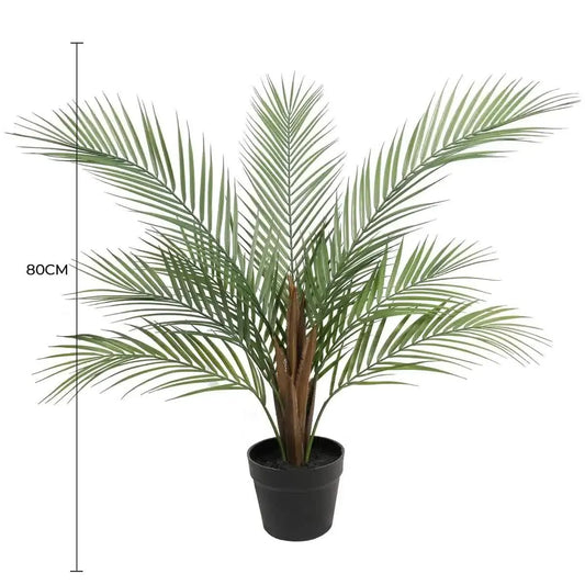 Small Artificial Areca Palm Plant 80cm - Image 2