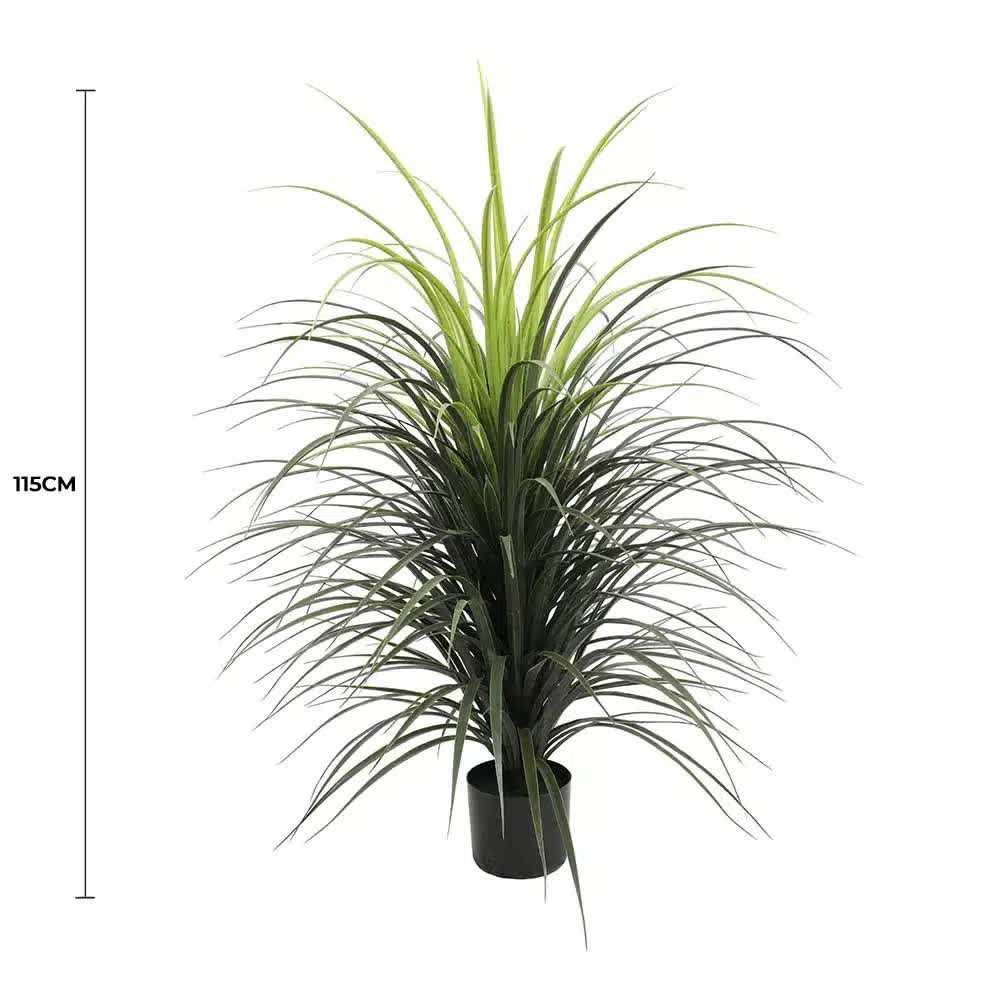 Potted Artificial Long Grass (Yucca Grass) 115cm UV Resistant - Image 2