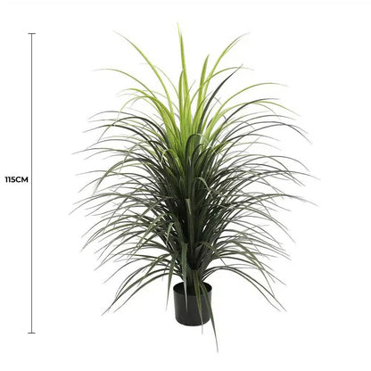 Potted Artificial Long Grass (Yucca Grass) 115cm UV Resistant - Image 2