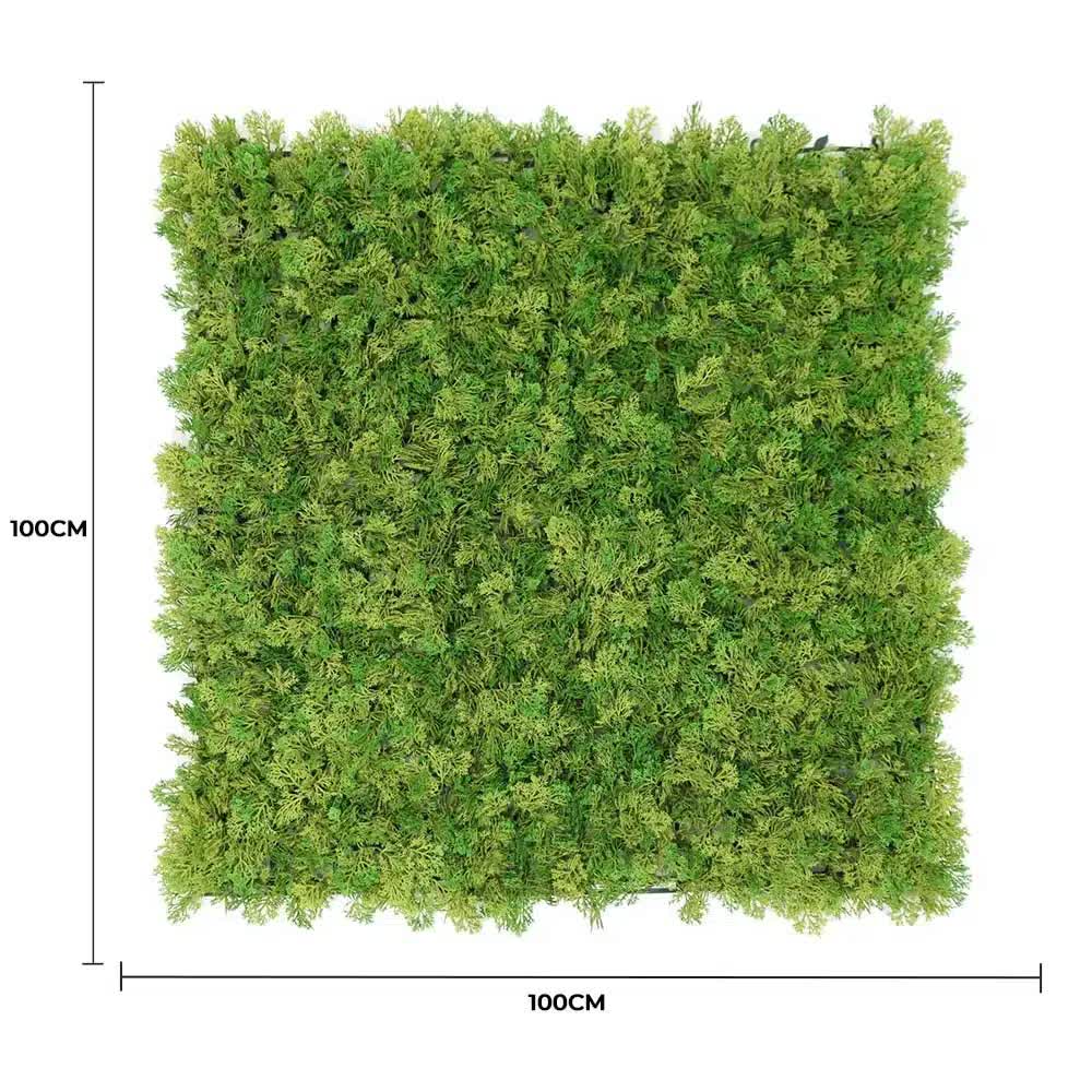 Nearly Natural Two-tone Moss Panel UV Resistant 100cm x 100cm (Back Order Only) - Image 2