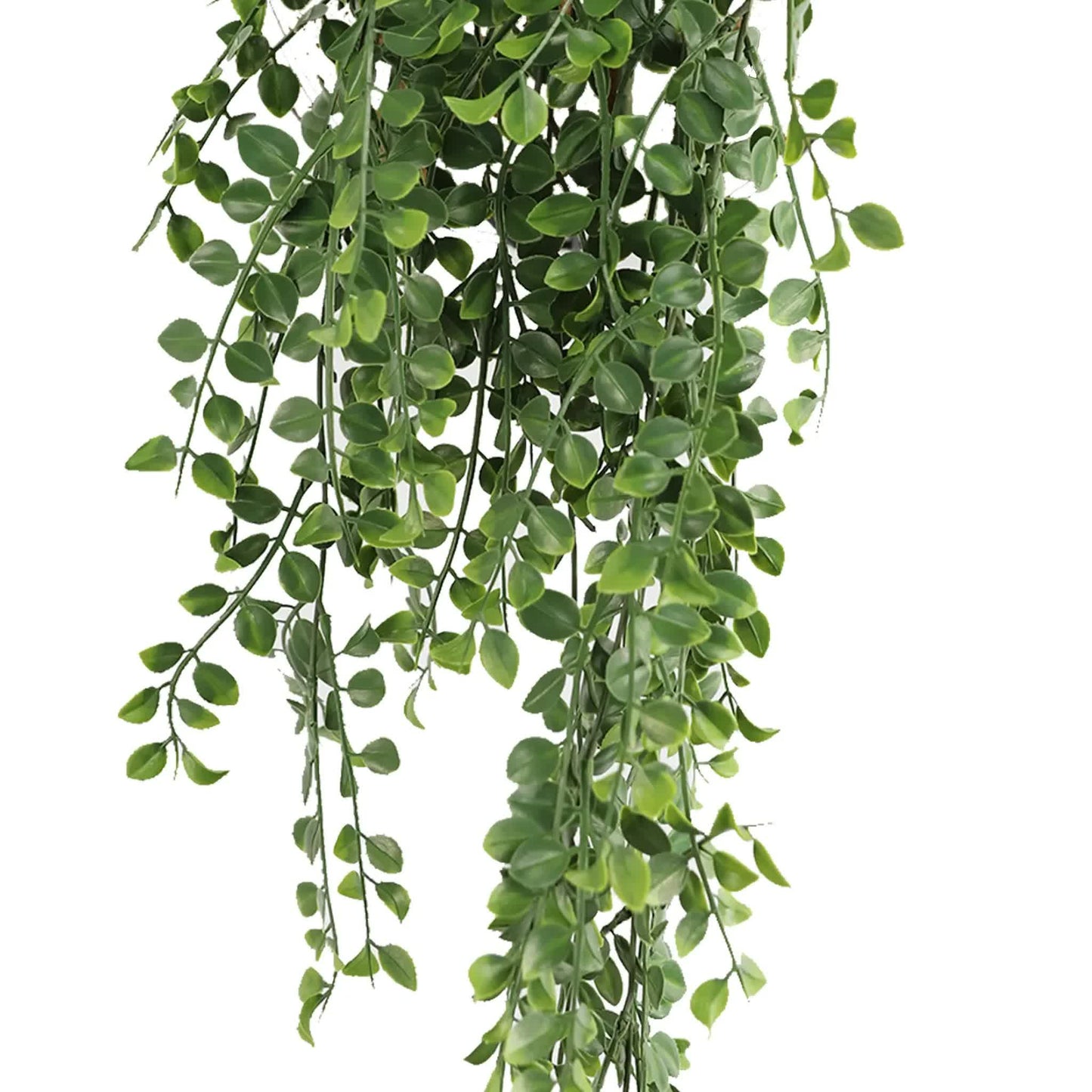 Artificial Hanging Dark Green Hanging Pearls Garland Bush UV Resistant and Fire Rated 20cm x 79cm - Image 3