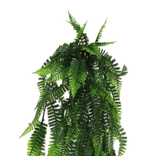 Artificial Hanging Fern Garland Bush UV Resistant and Fire Rated 18cm x 76cm - Image 2