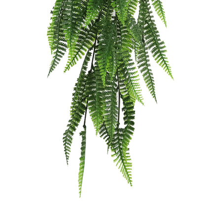 Artificial Hanging Fern Garland Bush UV Resistant and Fire Rated 18cm x 76cm - Image 3