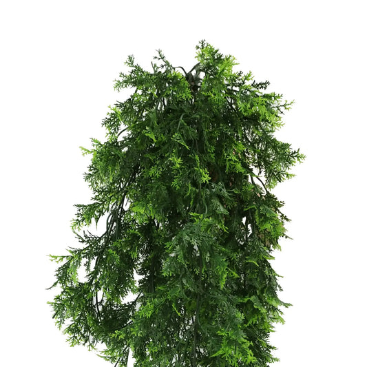 Artificial Mossy Hanging Cedar Vine Garland Bush UV Resistant and Fire Rated 22cm x 76cm - Image 2