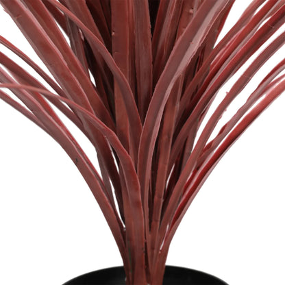 Burgundy Potted Artificial Long Grass (Yucca Grass) 115cm UV Resistant - Image 4