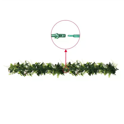 Artificial Extendable Hanging Flowering Cedar Vine UV Resistant 55cm - Image 4