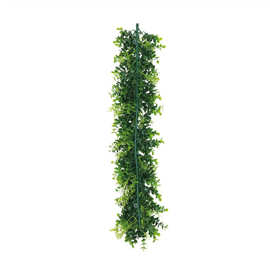 Artificial Extendable Hanging Flowering White Eucalyptus Vine UV Resistant 55cm - Image 3