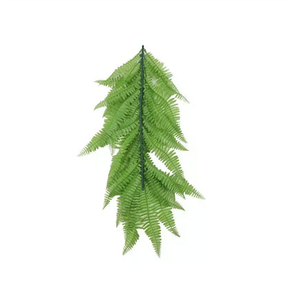 Artificial Extendable Hanging Bright Green Hanging Fern Bush Vine UV Resistant 55cm - Image 3