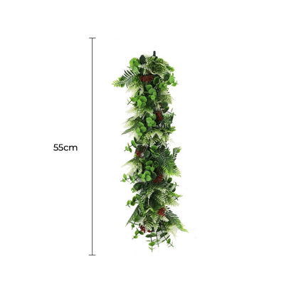 Artificial Extendable Hanging Christmas Garland UV Resistant 55cm