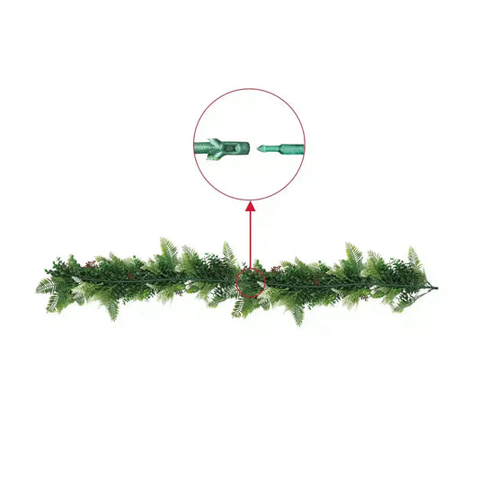 Artificial Extendable Hanging Christmas Garland UV Resistant 55cm - Image 5