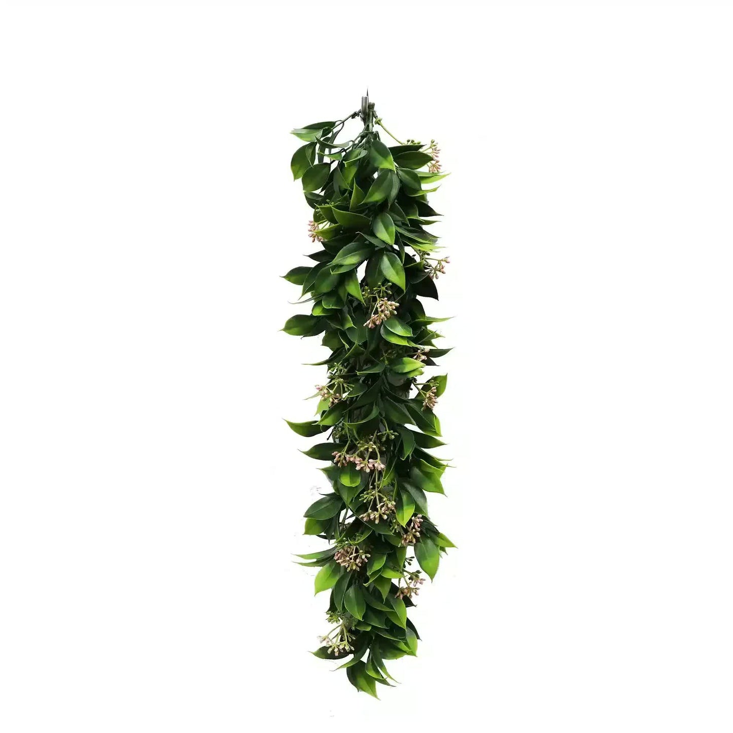 Artificial Extendable Hanging Flowering Star Jasmine Garland UV Resistant 55cm - Image 2