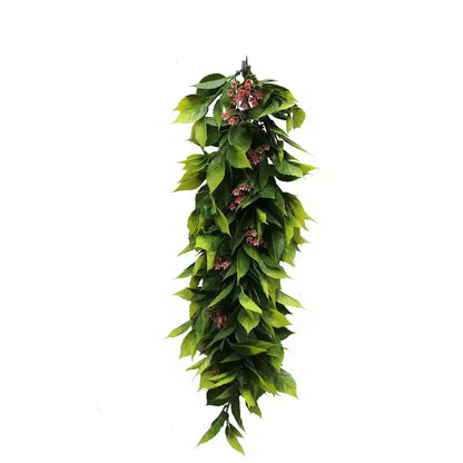Artificial Extendable Hanging Flowering Pepperberry Garland UV Resistant 55cm - Image 2