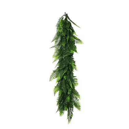 Artificial Extendable Hanging Bracken Fern Garland UV Resistant 55cm - Image 2