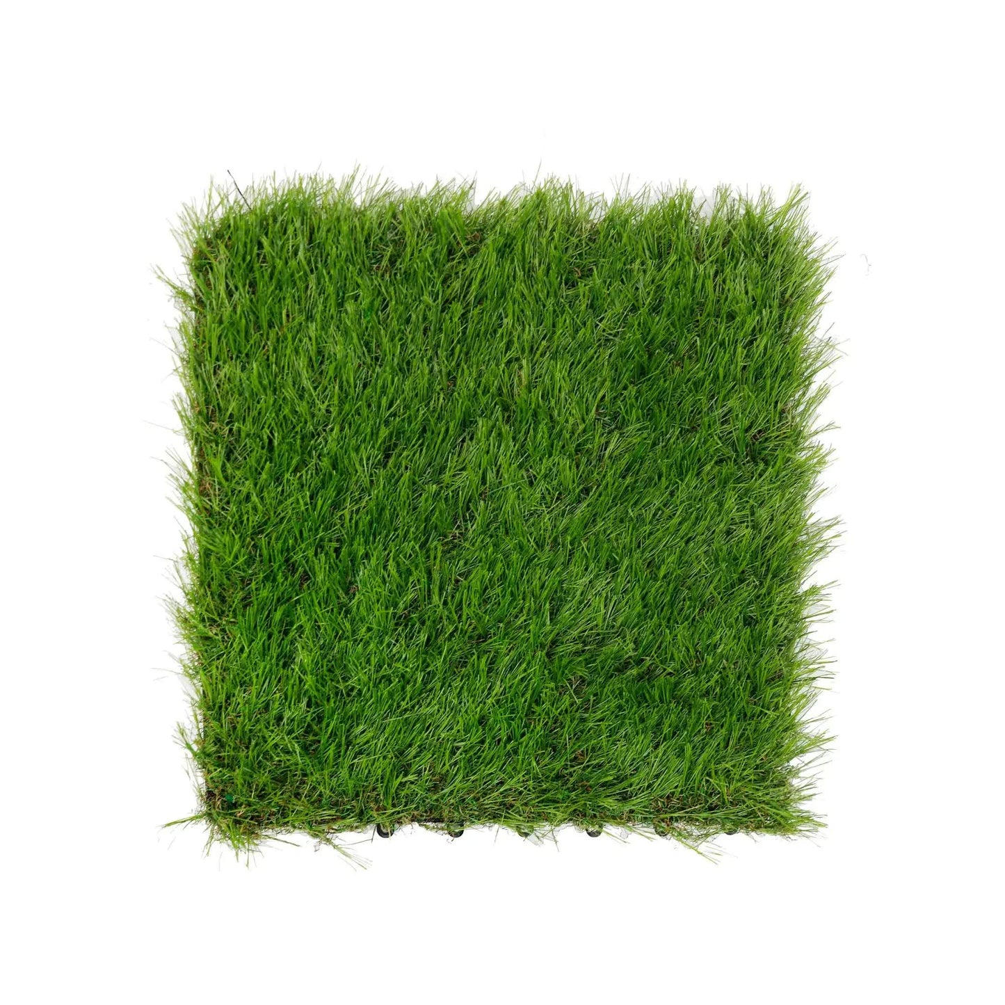 9 Pieces of Interconnecting Artificial Grass Decking Tiles (UV Resistant) 30cm x 30cm - Image 5