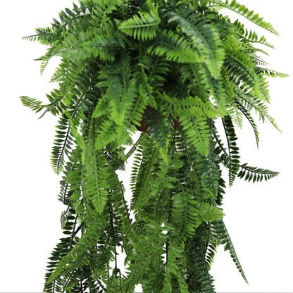 Artificial Hanging Fern Basket UV Resistant 35cm x 125cm - Image 3