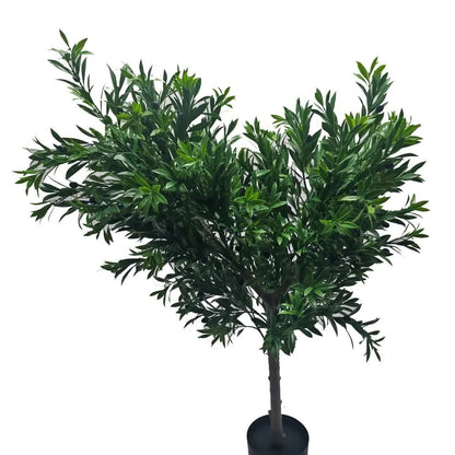 Premium Artificial Olive Tree 130cm UV Resistant - Image 2