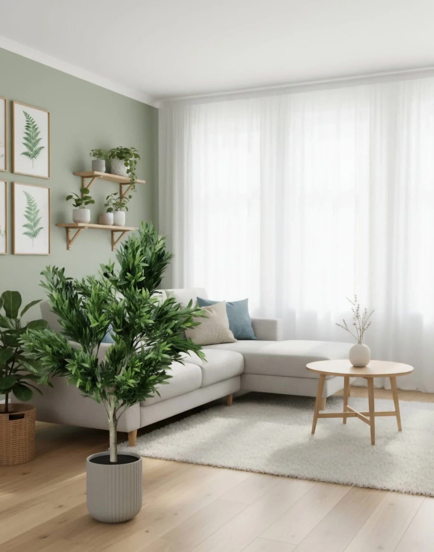 Premium Artificial Olive Tree 130cm UV Resistant - Image 4