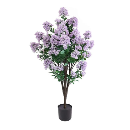 Flowering Lilac Crepe Myrtle Tree 120cm UV Resistant - Image 3