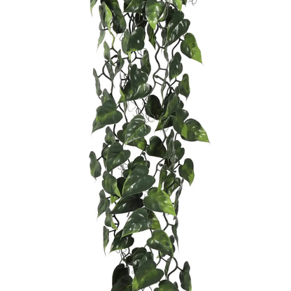 Hanging Artificial Pothos / Philodendron Plant UV Resistant 105cm - Image 5