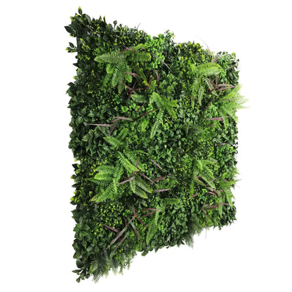 Verdant Fern Artificial Vertical Garden / Green Wall Panel 1m x 1m UV Resistant - Image 5