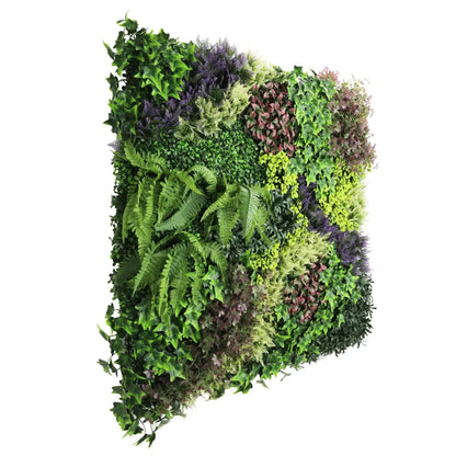 Lush Botanical Mosaic Artificial Vertical Garden / Green Wall Panel 1m x 1m UV Resistant - Image 5