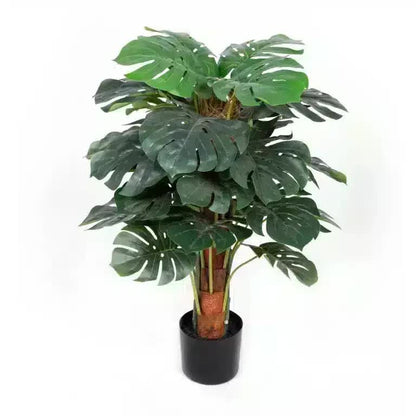 Premium Artificial Monstera Deliciosa Tree 100cm - Image 2
