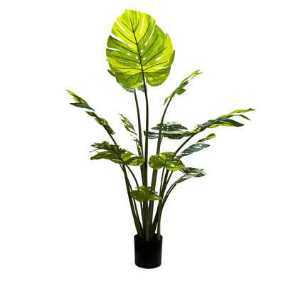 Premium Artificial Potted Monstera Albo 150cm - Image 4