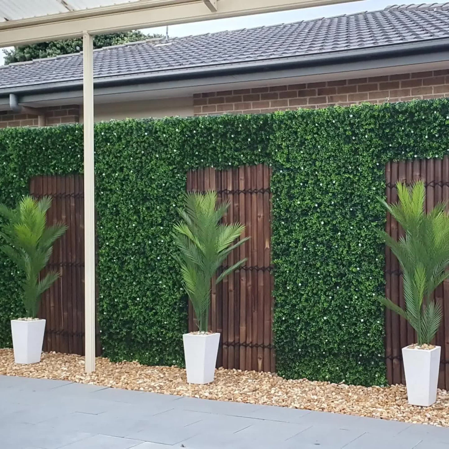 Real Touch Artificial Phoenix Palm Tree UV Resistant 135cm - Image 4