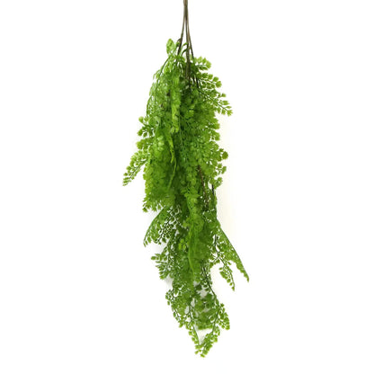 Hanging Native Green Dense Maiden Hair Fern Bush UV Resistant 80cm - Image 2