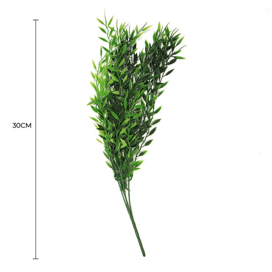 Artificial Bamboo Leaf Stem UV 30cm - Image 2