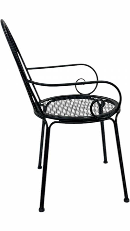 Set 2 Outdoor Vintage Chair w Arms 88cm - Image 3