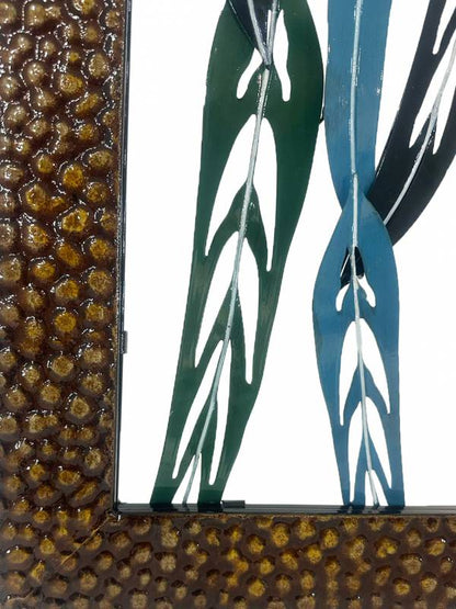 Xlarge Leaves Metal Wall Art 102x152cm - Image 2