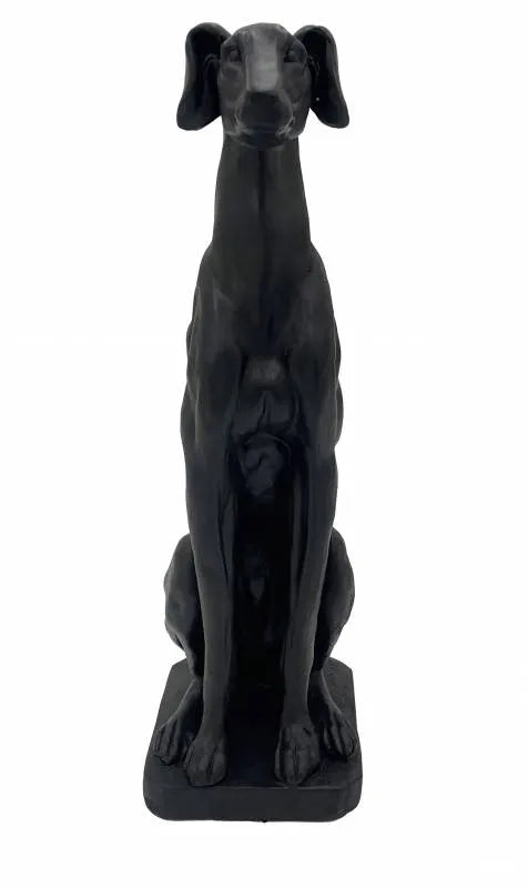 Deco Greyhound Dog Statue 82cm - Image 3