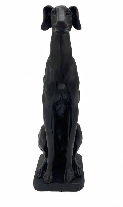 Deco Greyhound Dog Statue 82cm - Image 3