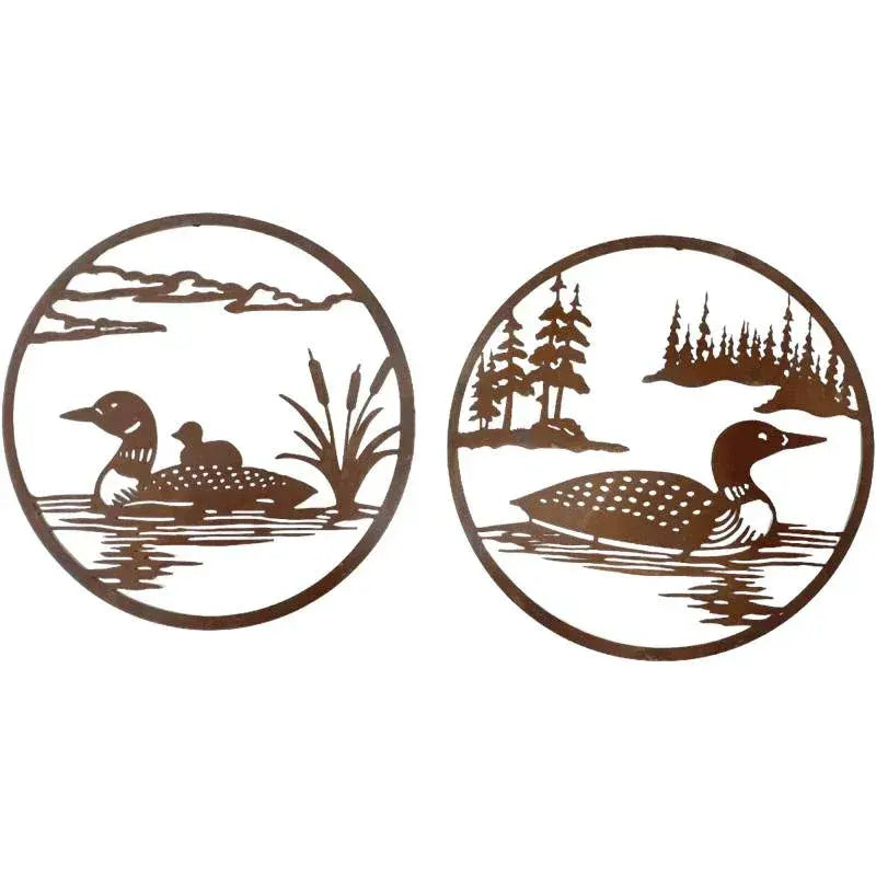 Bulk 4 Set 2 By The Pond Duck Wall Art Assorted 50cm