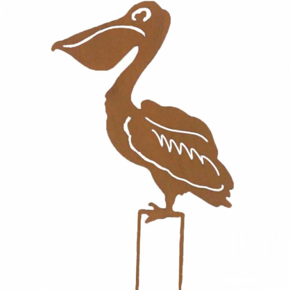 Pelican Metal Garden Stake 51cm