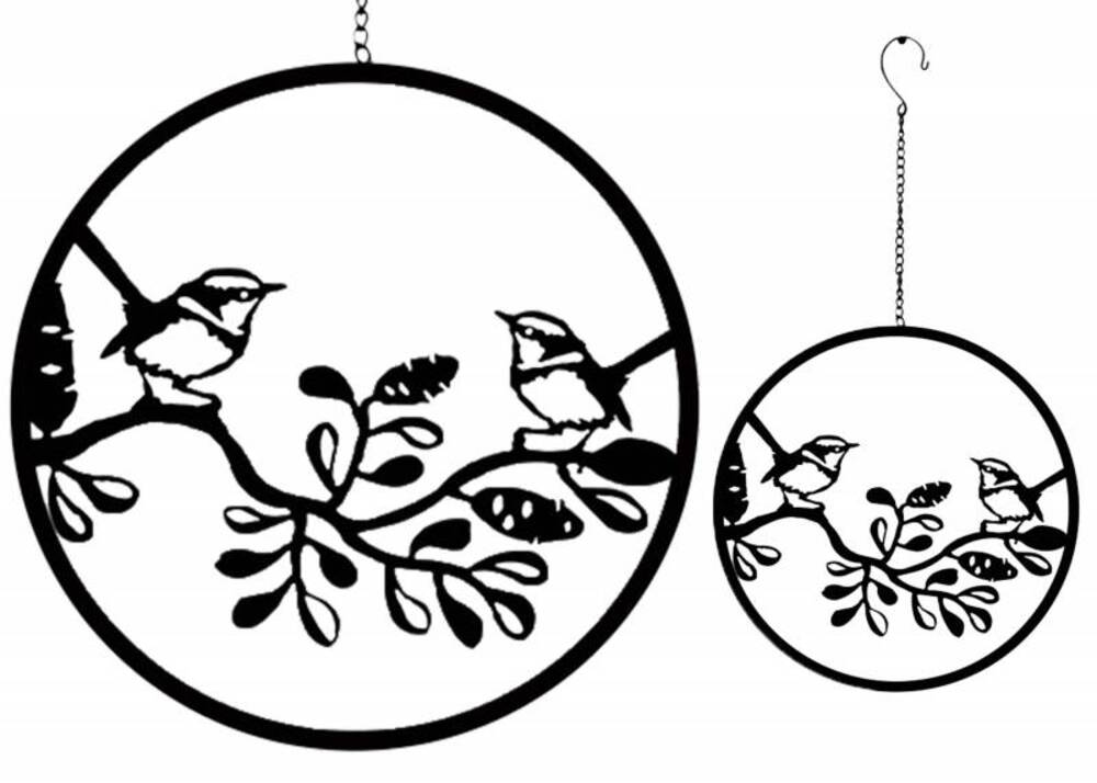 Happy Birdy Wall Hanging 56cm