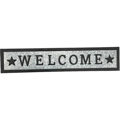 Bulk 2 Welcome Wall Art 59x12cm