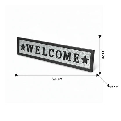 Bulk 2 Welcome Wall Art 59x12cm - Image 4