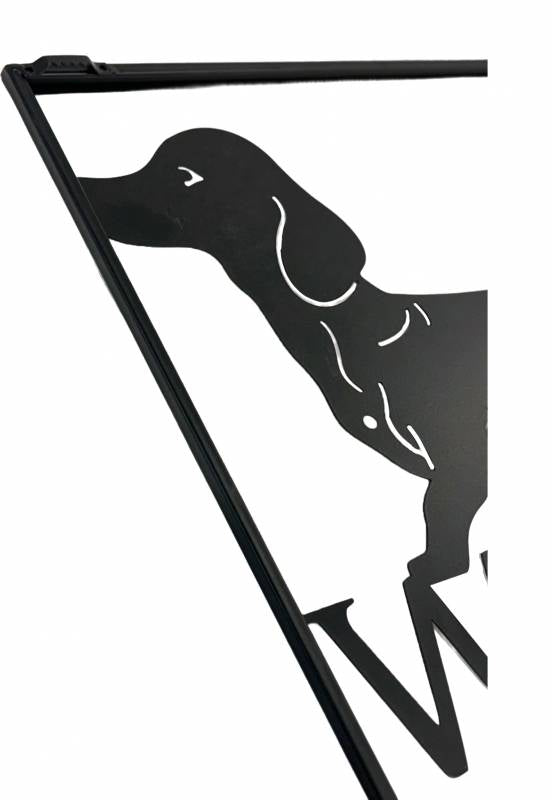 Welcome Dachshund Wall Art 40cm - Image 2