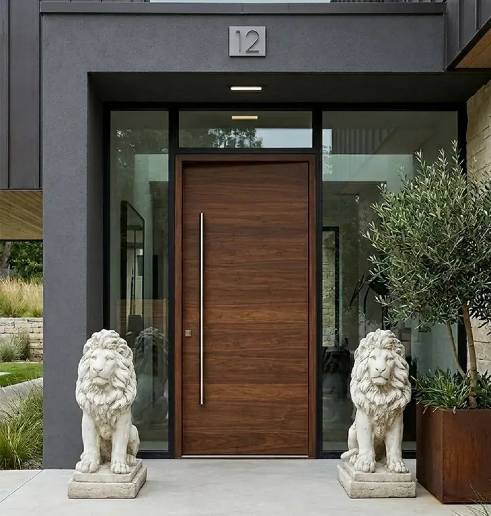 French Lion Statue 67cm - Image 3