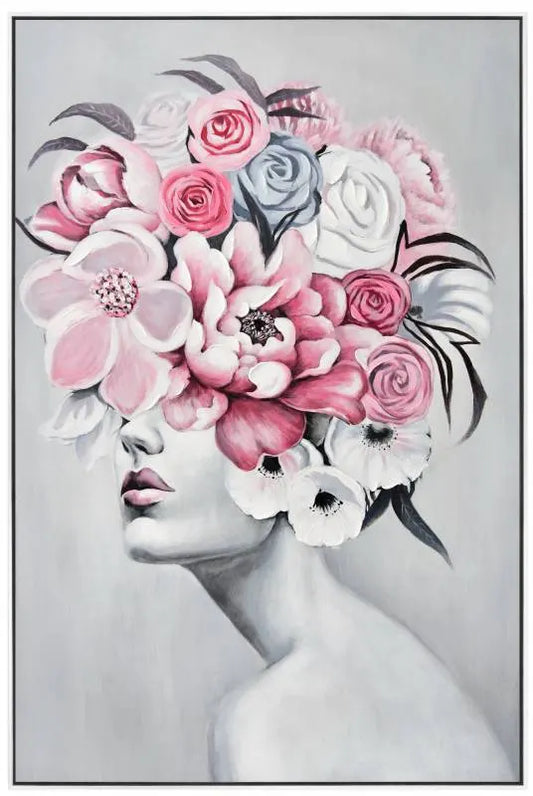 Porsche Lady Framed Canvas Wall Art 120cm
