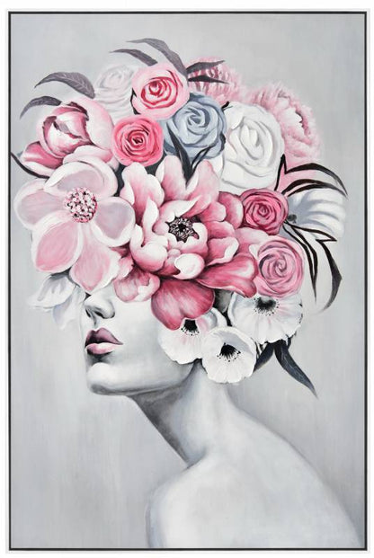 Porsche Lady Framed Canvas Wall Art 120cm - Image 2