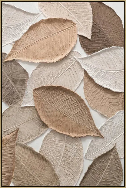 Modern Leaves Artwork 80x120cm