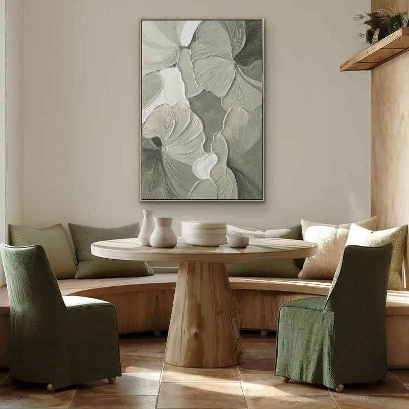 Whirlwind Garden Artwork Framed Wall Art 80x120cm - Image 2
