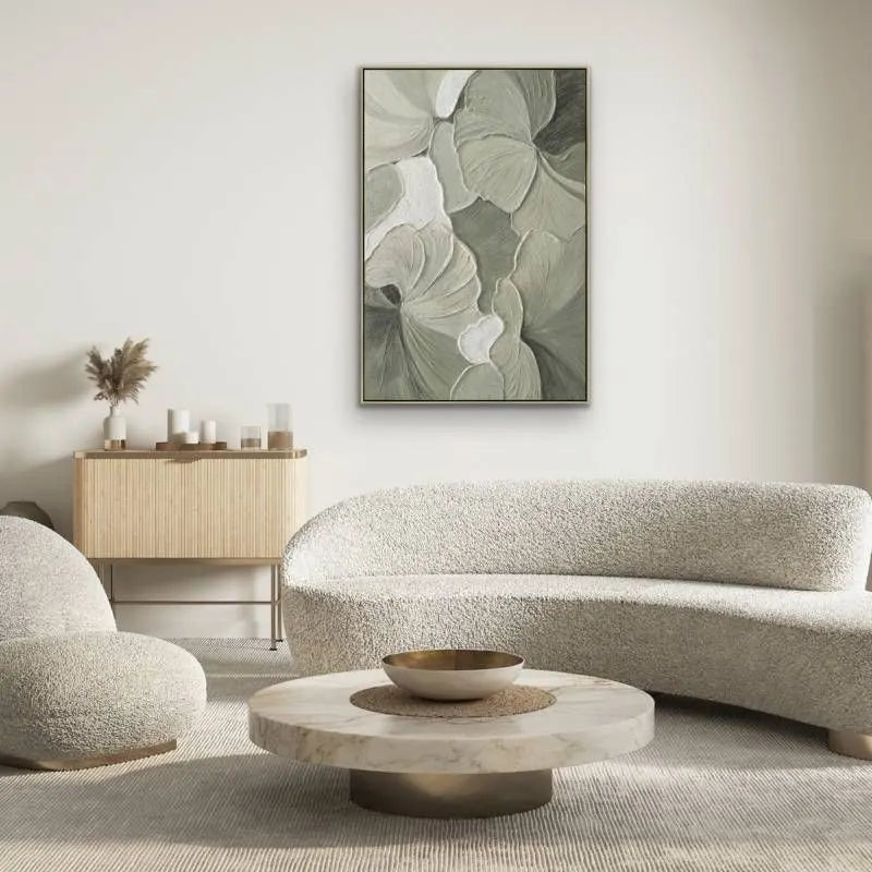 Whirlwind Garden Artwork Framed Wall Art 80x120cm - Image 3